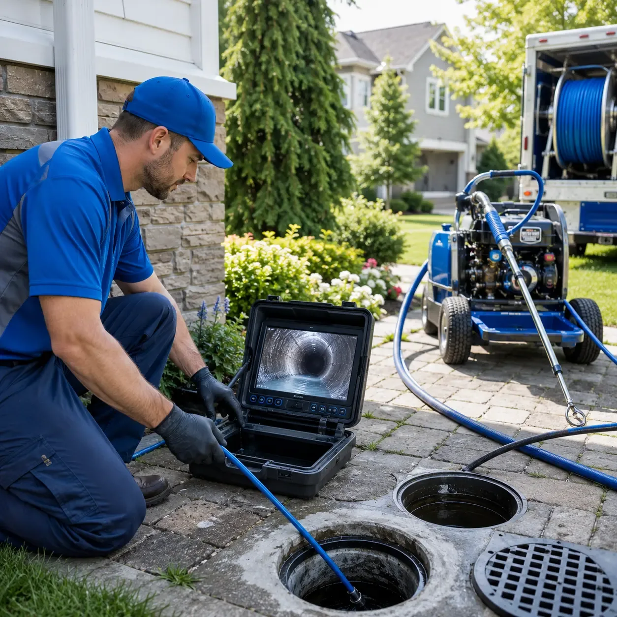 Outdoor drain cleaning professionals serving Ezel, KY